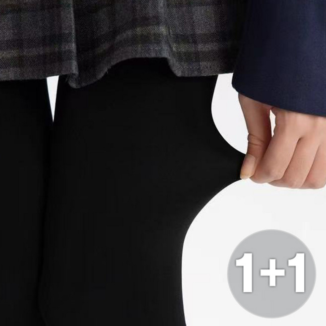 겨울스타킹 150데니아 블랙 스킨 몸매보정 골프 고탄력 팬티스타킹 2매