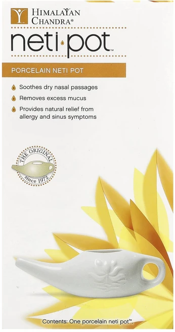Himalayan Chandra 세라믹 네티 포트 1 포트, HimalayanChandra세라믹네티포트1포트, 1개 - 쿠팡