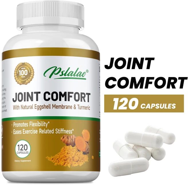 NEM 천연 달걀껍질 멤브레인 강황 커큐민 바이오페린 흰 버드나무 껍질이 함유된 Joint Comfort는 관절 건강을 지원합니다., 1개, 60정 - 쿠팡