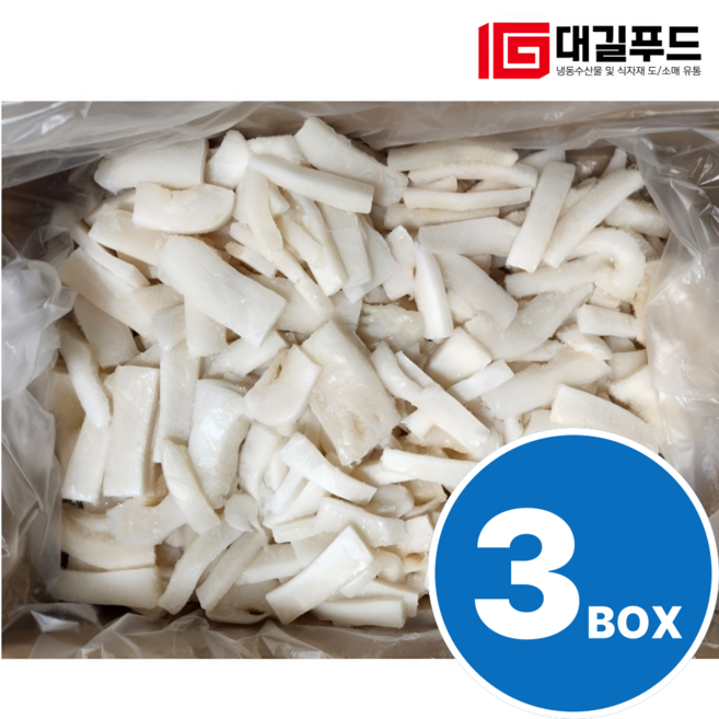 [국내가공] 대길푸드 대왕오징어 몸채, 3개, 몸채 4kg