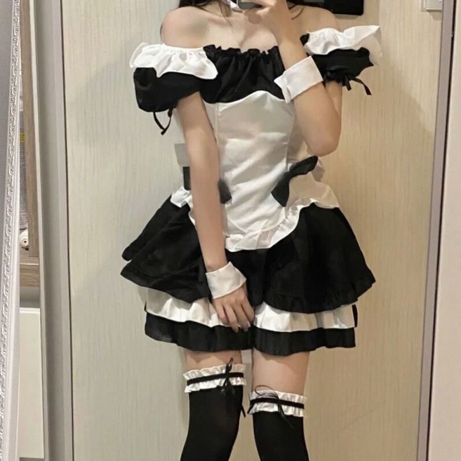 메이드복 귀엽다 하녀 로레타 원피스 FC5382