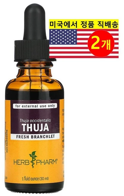 Swanson 투야 측백나무 추출 리퀴드 Thuja 30ml, 2개 - 쿠팡