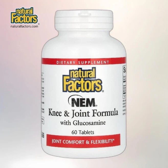 NEM(천연 난각막) Knee Joint Formula 글루코사민함유 60정 내추럴팩터스, 1개, 30회분 - 쿠팡