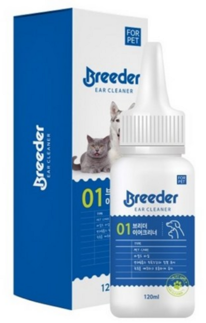 브리더 이어클리너 120ml 귀세정제, 2개