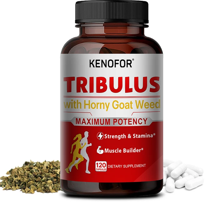 TRIBULUS-9170MG - Tribulus Terrestris 및 마카 뿌리 함유 - 근력 지구력 힘 및 근육 생성 및 테스토스테론 건강을 지원합니다., 60캡슐, 1개, 60정 - 쿠팡