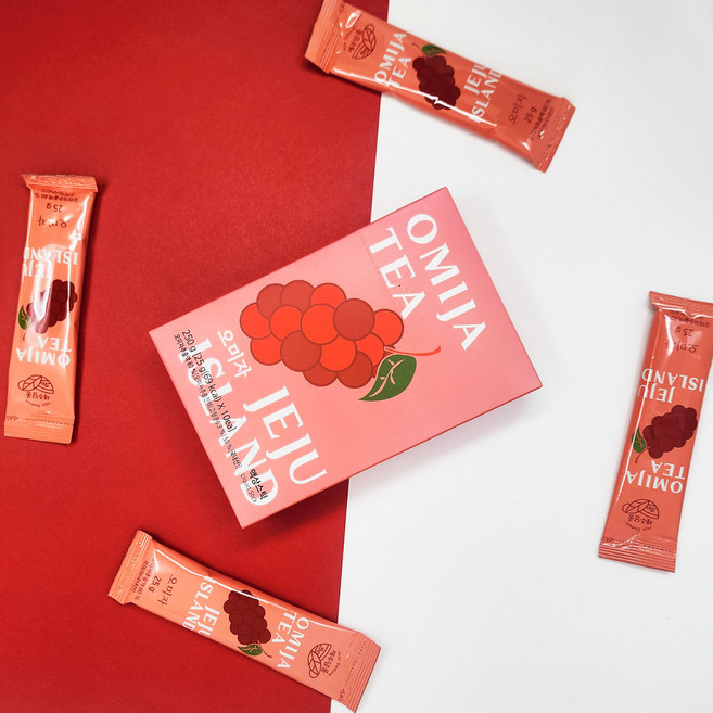 제주담움 스틱청 오미자꿀차 10개입 과일청 답례품 제주기념품, 1개