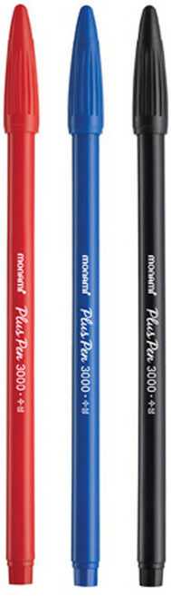 모나미 프러스펜/플러스펜 낱색 12개입, 파랑