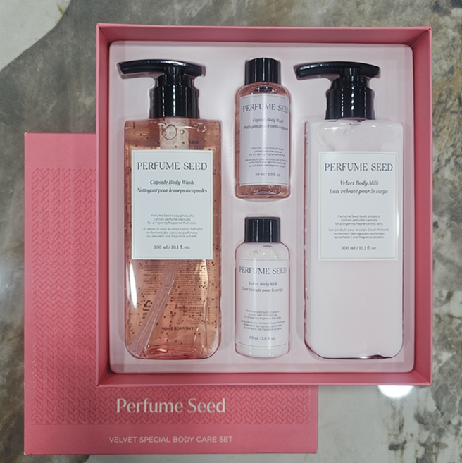 더페이스샵 퍼퓸씨드 벨벳 스페셜 바디 2종세트 hI유통