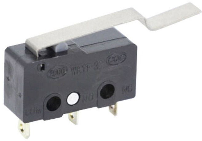 10 PCS 마이크로 스위치 3Pin NO NC 미니 리미트 5A 250VAC KW113Z 롤러 아크 레버 스냅 액션 푸시, 7) 3P 29mm