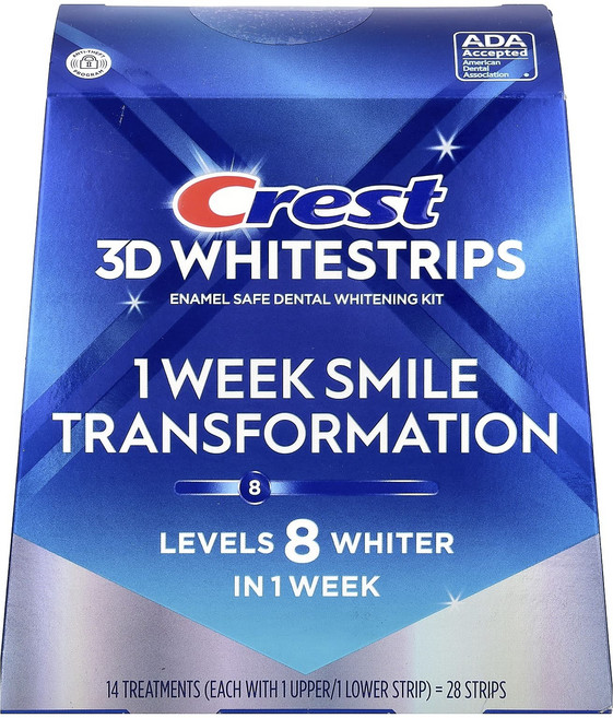 헁복하고 건강하세요 Crest 3D Whitestrips™ 에나멜 무함유 치아 미백 키트 스트립 28개 늘 챙기셔야합니다, Crest3DWhitestrips에나멜무함유치아미백키트