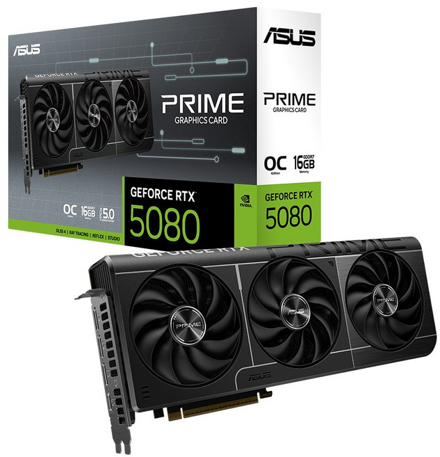 ASUS PRIME 지포스 RTX 5080 OC D7 16GB 인텍앤컴퍼니