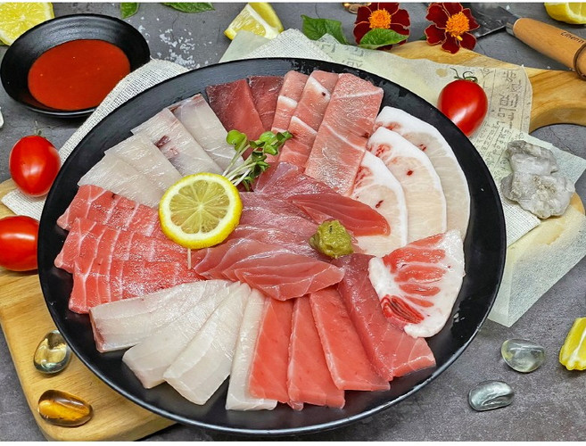 참치 오마카세 모둠회 600g 홈파티 참치회 세트