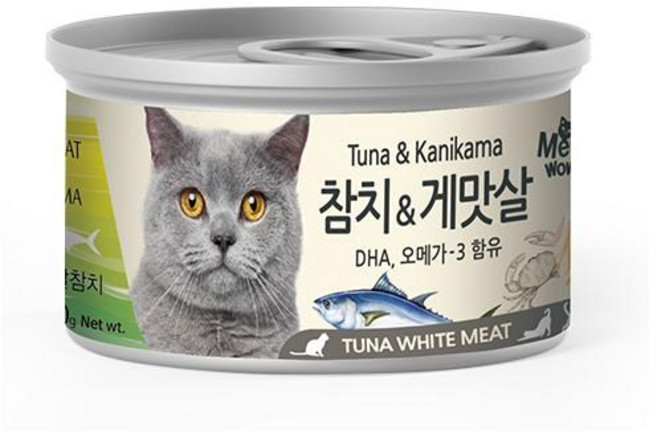 미우와우 고양이 흰살 참치캔 80g 24개 세트 (6종 콤보/ 맛선택), 흰살 참치캔 6종 콤보, 미우와우 흰살 참치캔 6종 콤보 80gX24개
