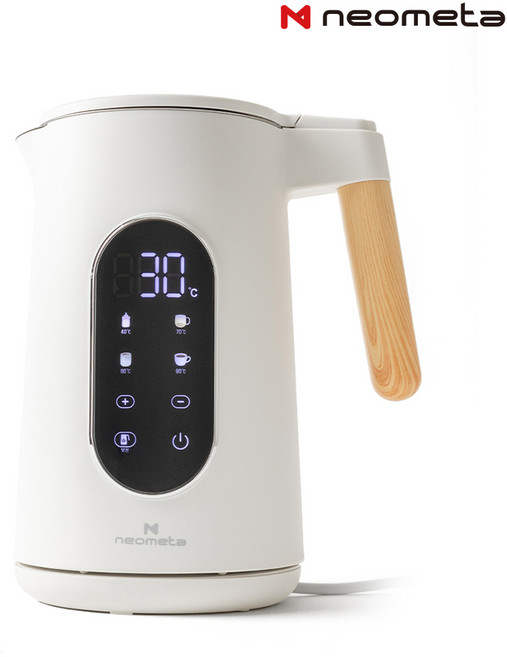 네오메타 NEM-E1700BG 디지털 방식 대용량 멀티 전기주전자 1.7L, 1개