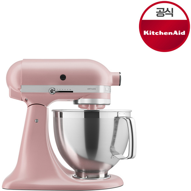 키친에이드 아티잔 4.8L 틸트헤드 믹서 트윈볼 패키지 195, 상세 설명 참조