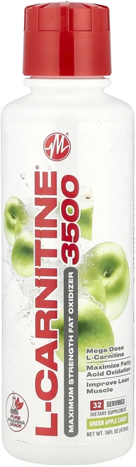 새해 첫좋은선물 Metabolic Nutrition L-Carnitine® 3500 그린 애플 캔디 473ml(16fl oz) 제대로 할인합니다, MetabolicNutritionLCarnitine35, 1개, 473ml - 쿠팡