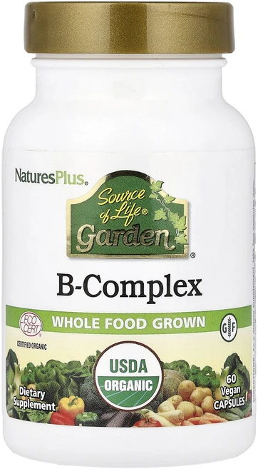 진짜 너무좋은데요 NaturesPlus Source of Life® Garden B-복합체 베지 캡슐 60정 이런날씨에 어울리는상품, 1개 - 쿠팡