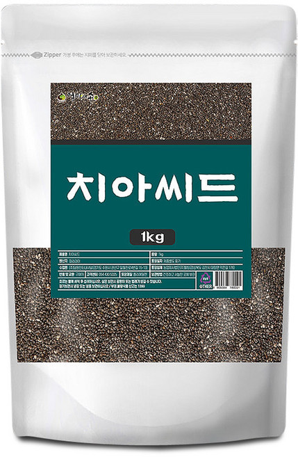 치아시드 치아씨드 씨앗 원물 1kg, 1개