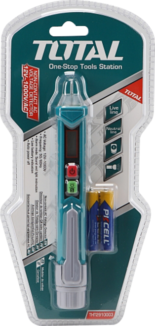 포유라이팅 토탈 THT2910003 검전기 테스터기 5060Hz 비접촉 휴대용 전기 전압 측정기, 1개