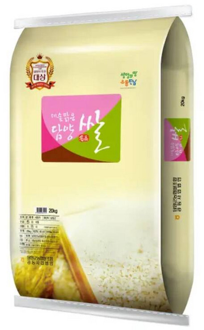25년 햅쌀 대숲맑은담양쌀 특등급 새청무 쌀20kg GAP인증 담양군농협