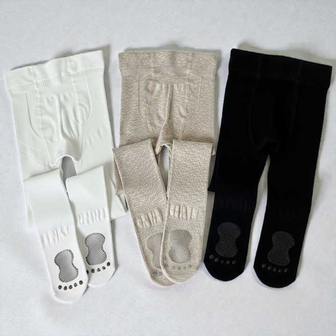 지디오 주니어 여아 골지 유발 스타킹 3개 세트 발바닥 봄 간절기 기본 타이즈 레깅스