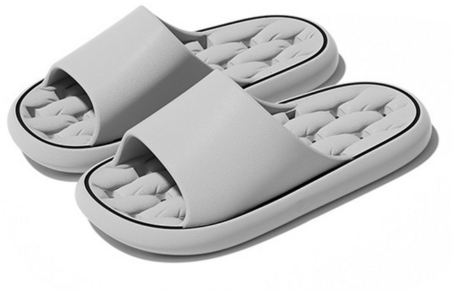 올베라 EVA 푹신한 물빠짐 욕실화 쾌속건조 미끄럼방지 슬리퍼, 1개, 모던 그레이