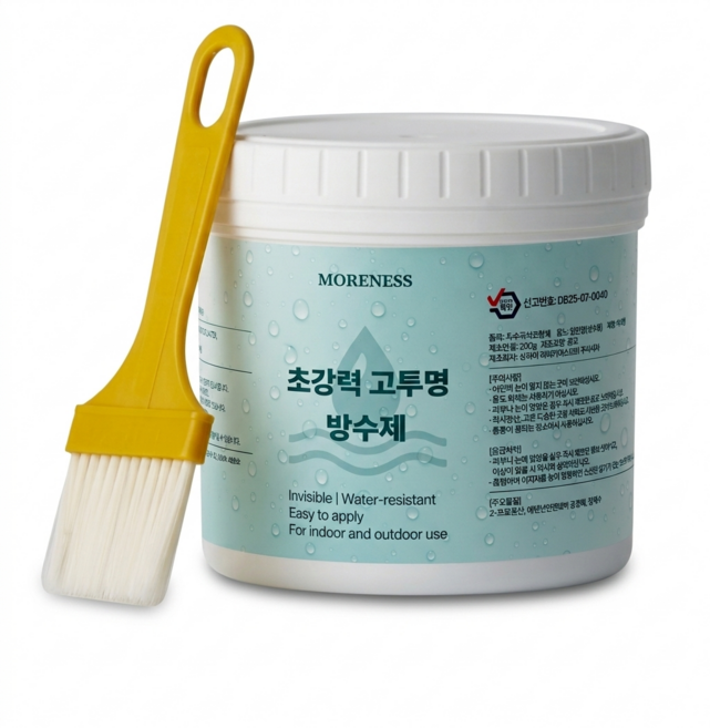 모어니스 초강력 고투명 침투형 옥상욕실 방수제, 1개, 300g, 투명