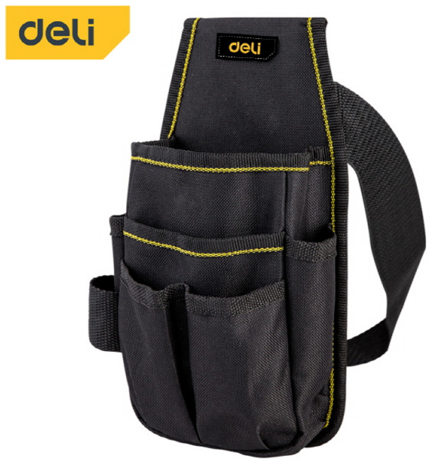 델리 공구벨트 공구집 드릴집 허리 망치걸이 파우치, 공구포켓 파우치 (EDL430003), 1개