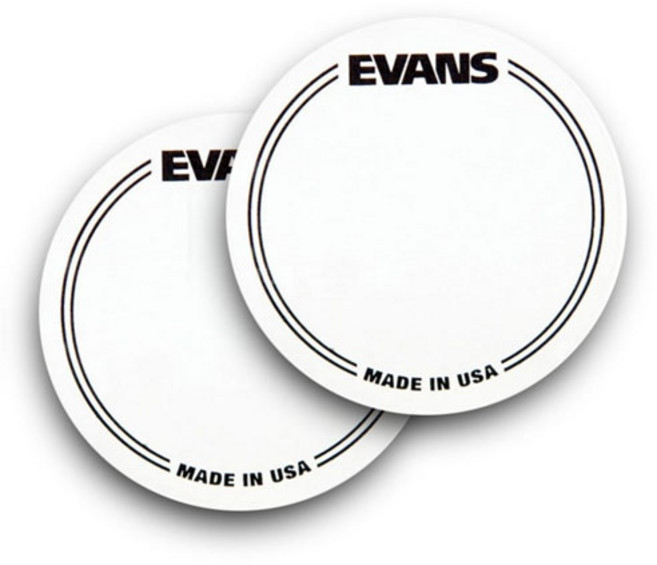 Evans EQ 베이스 드럼 패치 싱글 뮤트패드 보호 EQPC1, 1개