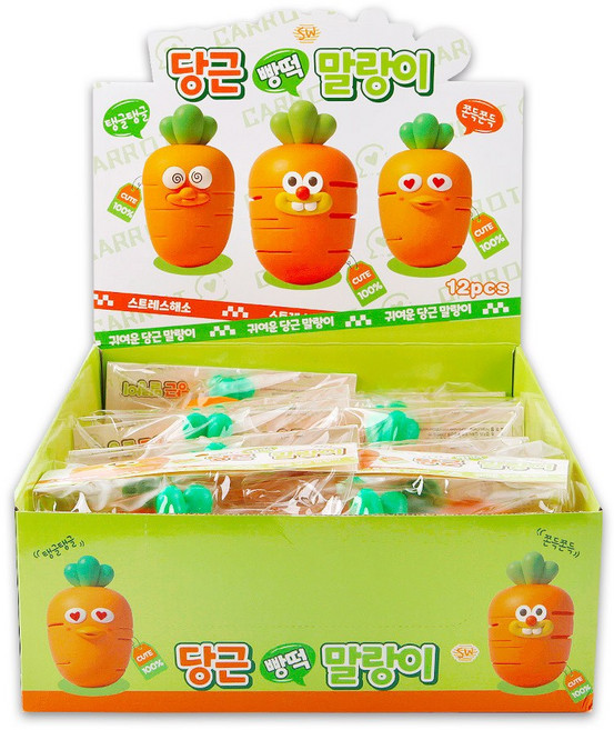 당근 빵떡 말랑이-12EA, 단품, 1개
