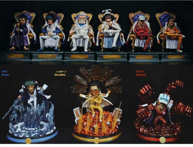 옴박 원피스조로피규어 원피스에이스피규어 삼대장, 1개