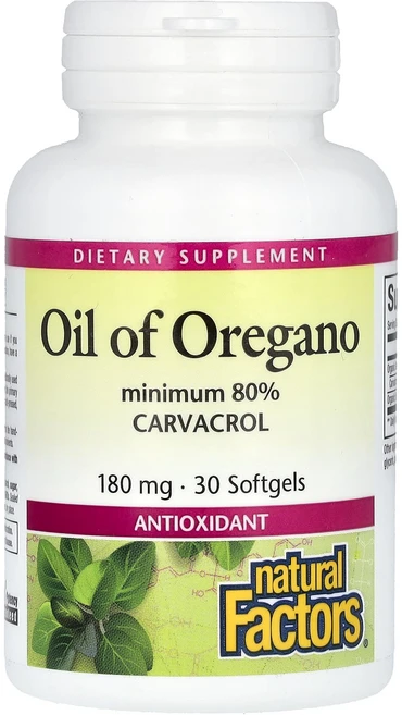 몸관리하세요 겨울입니다 Natural Factors 오레가노 오일 180mg 소프트젤 30정 특별관리진행, NaturalFactors오레가노오일180mg소프트젤3, 1개 - 쿠팡