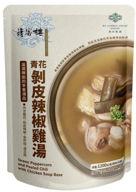 請蓉樓 青花劍皮辣椒雞湯, 1200公克, 4份