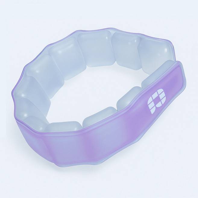 쿨온쿨 와이드 넥쿨러 여름 쿨스카프 아이스 넥밴드, 아이스 퍼플, 1개