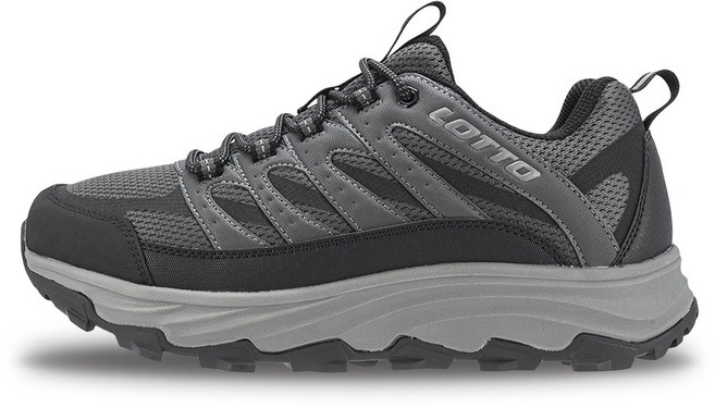 【LOTTO 義大利】男款寬楦CT330防潑水登山鞋 舒適耐穿