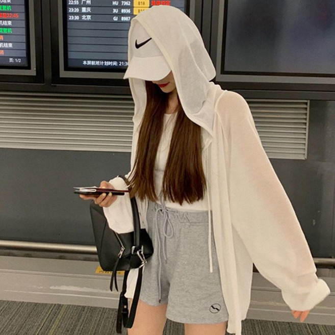 Your 防曬外套 薄款寬鬆長袖防曬衫