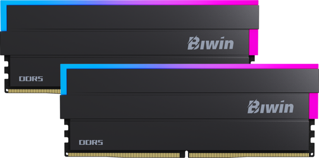 佰維 Biwin DW100 DDR5-6000 32GB(16GBX2) 雙通道 高效能 記憶體, 1組