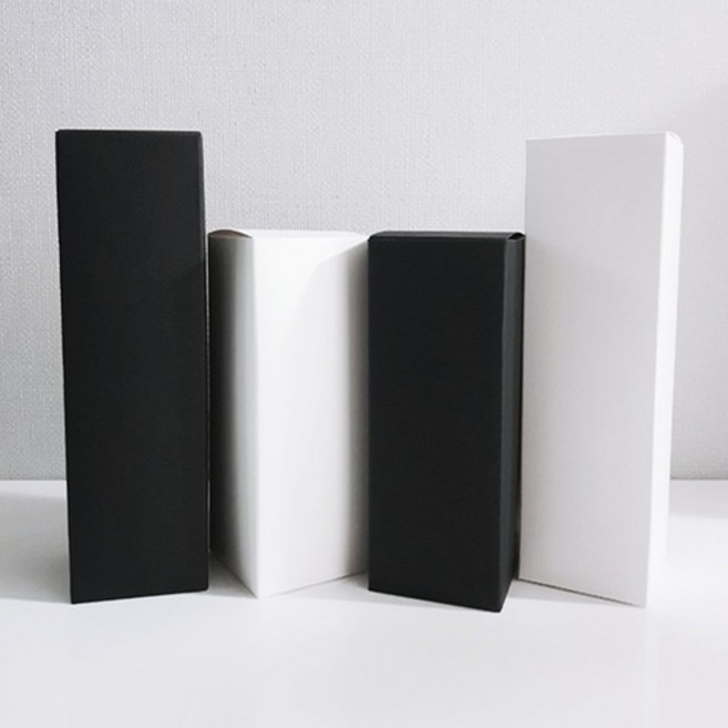 캔들바다 직사각 포장박스 사이즈선택 색상선택, [ 6×6×20.5 블랙 ]