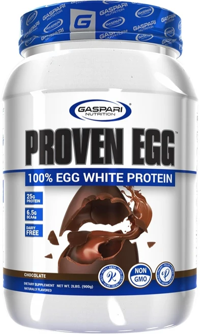 Gaspari Nutrition Proven Egg 가스파리뉴트리션 프로벤 에그 100% 계란흰자 2lbs 초콜렛, 2파운드 1개입, 1개, 900g - 쿠팡
