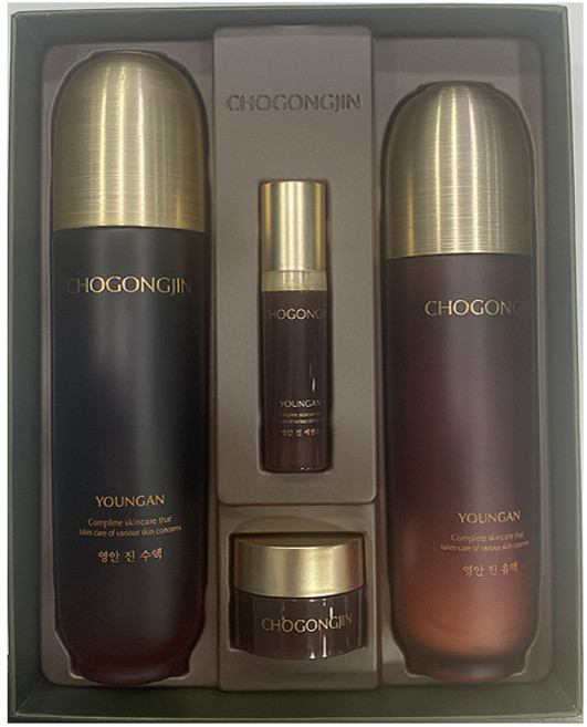 미샤 초공진 영안 토탈케어 에센셜 2종 기획세트 (수액150ml+유액120ml ), 1개