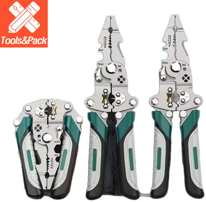 접이식 자동 와이어 전선 스트리퍼 스트립퍼 탈피기 피복기 제거기, 1개