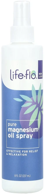 Life-flo 순수 마그네슘 오일 스프레이 237ml(8fl oz), Lifeflo순수마그네슘오일스프레이237ml8floz, 1개, 237ml - 쿠팡