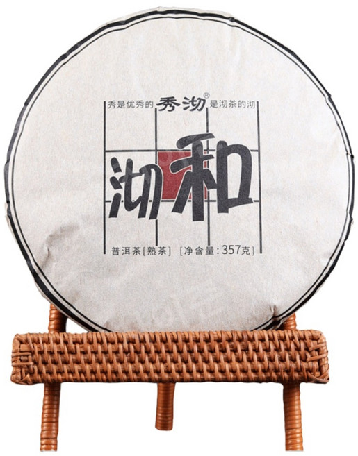 운남보이차 숙차 1편 357g 2019년 절화 맹해 노숙차, 1개입, 1개