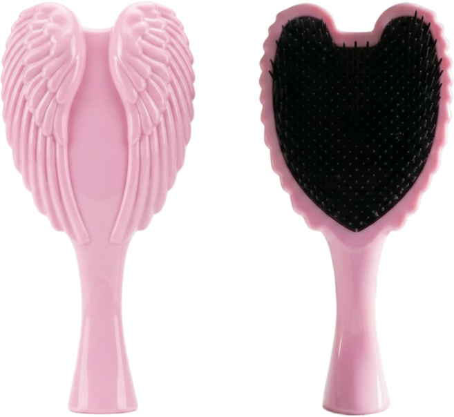 엔젤타입 헤어브러쉬 소프트터치 빗살 머리빗, 1개, 핑크/블랙모