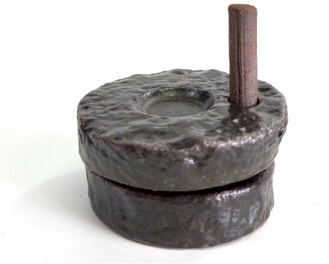 미니어처 전통 옹기 다듬이 도자기 공예품 장식 소품, 맷돌