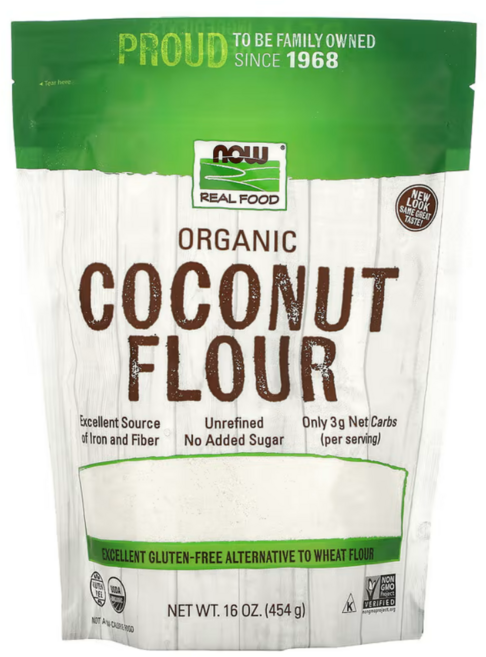 나우푸드 Organic Coconut Flour 코코넛 가루 454g, 1개