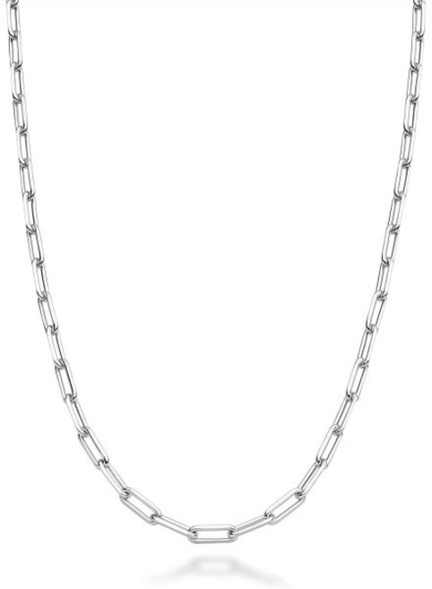 미아벨라 이탈리아산 925 스털링 실버 18K 금도금 2.5mm 페이퍼클립 링크 체인 목걸이 (여성/남성용) 이탈리아 제조