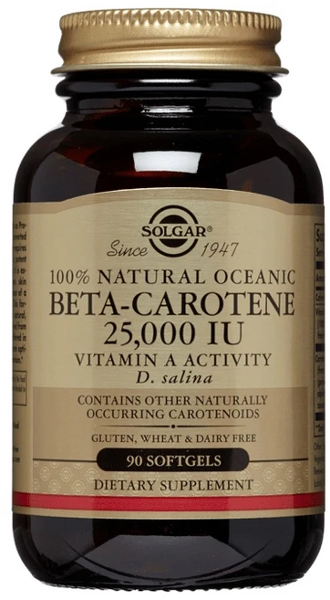 솔가 내추럴 오셔닉 베타-카로틴 25000 IU 소프트젤, 1개, 90정 - 쿠팡