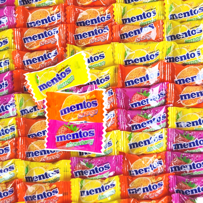 맛도리 대용량 멘토스 푸르티 (개별포장) 300개입, 2.7g, 300개