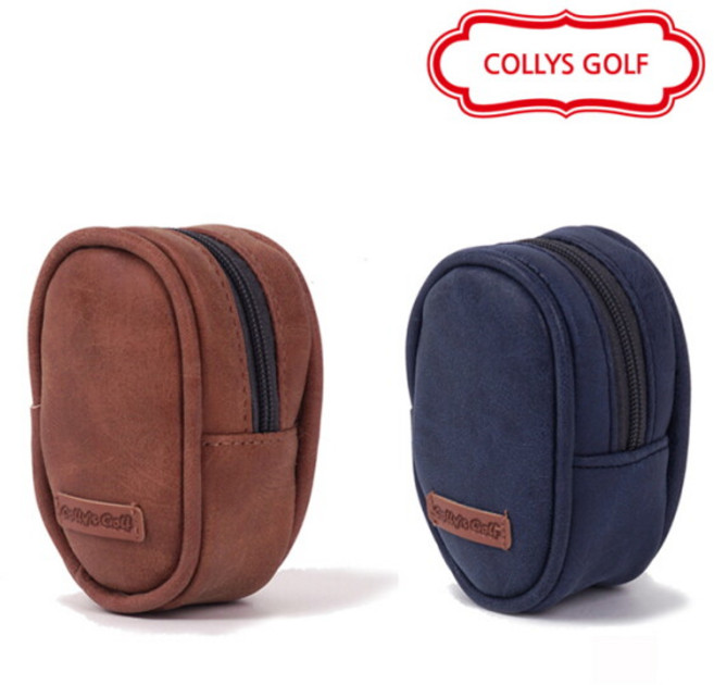 콜리스골프 클립 투볼주머니, 네이비, 1개